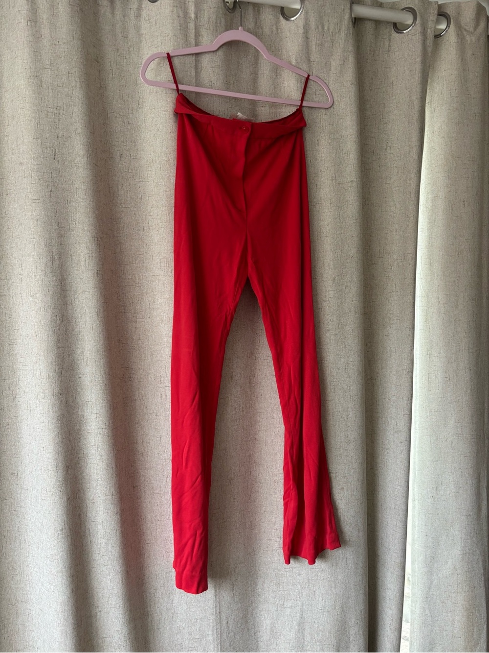 VTG Salvatore Ferragamo Red Boot Cut Pants